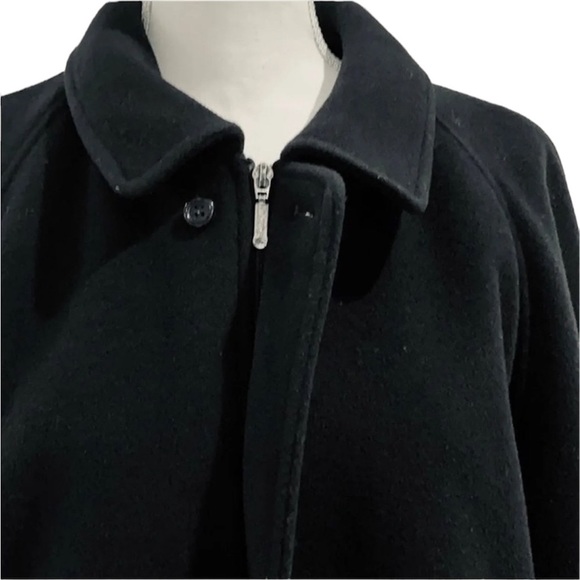 BURBERRYS’ MADE IN ENGLAD Black Wool Jacket - Picture 7 of 10